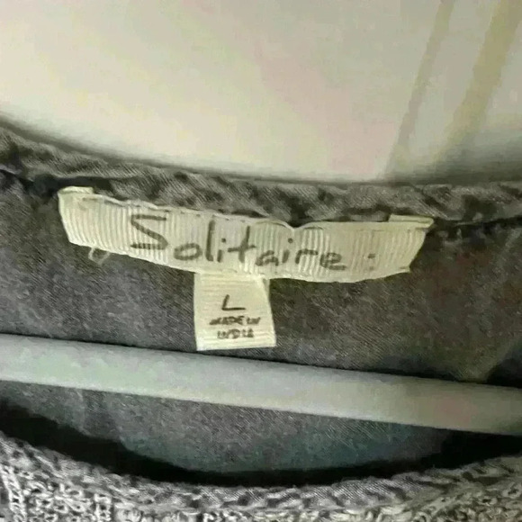 Solitaire Blouse large Gray - Picture 3 of 3